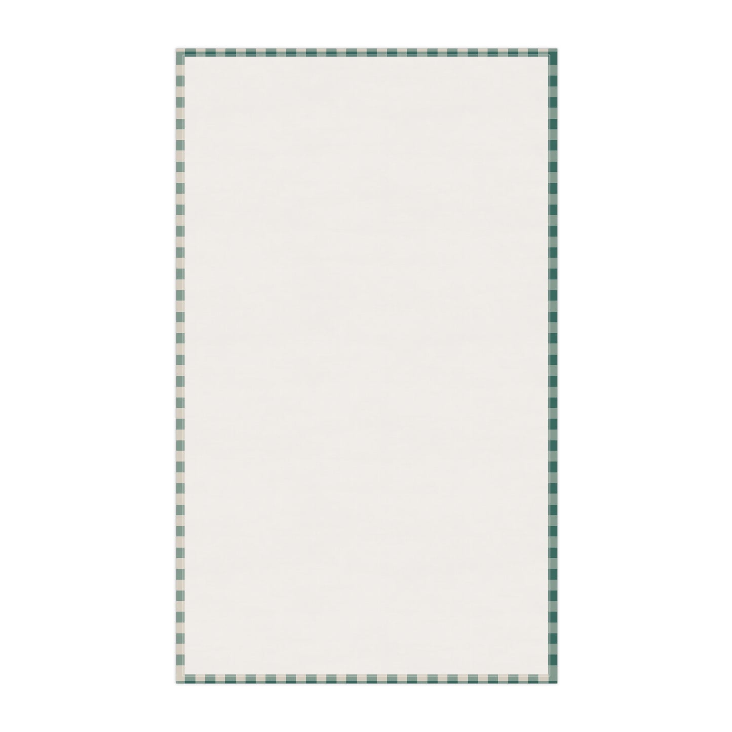 Teal Check Tea Towel