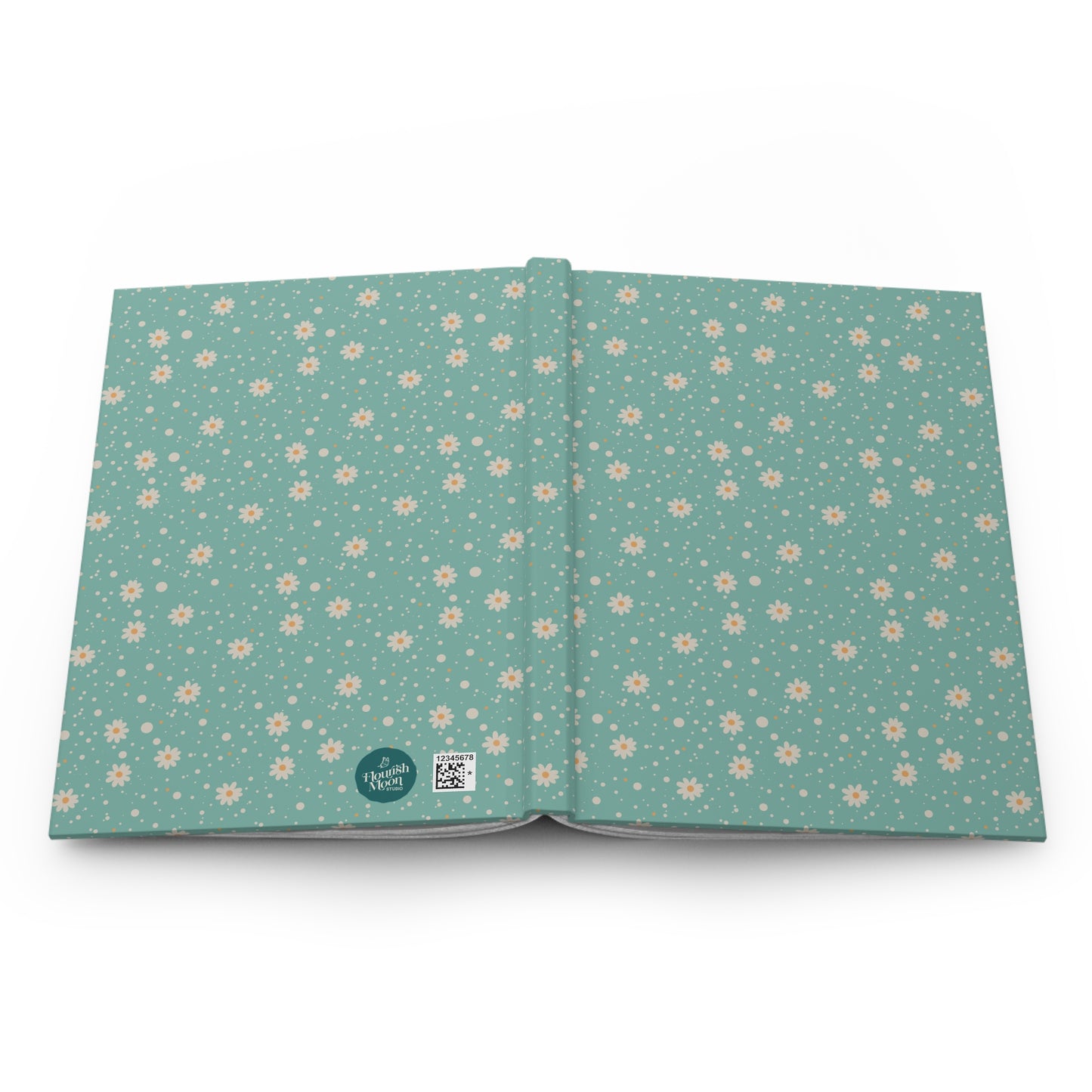 Daisy Dot Aqua Hardcover Journal