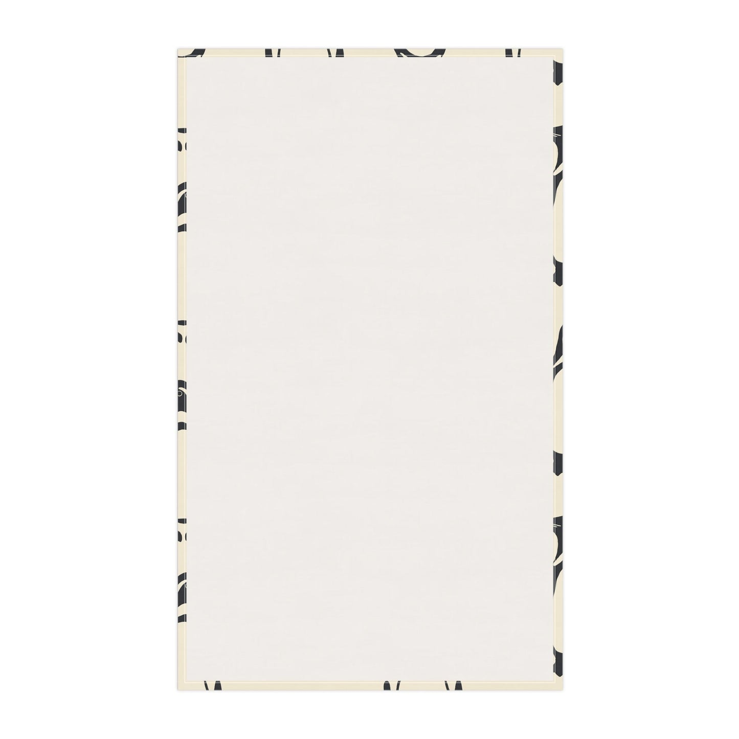 Penguin Tea Towel with hand - drawn artwork - Flourish Moon Studio