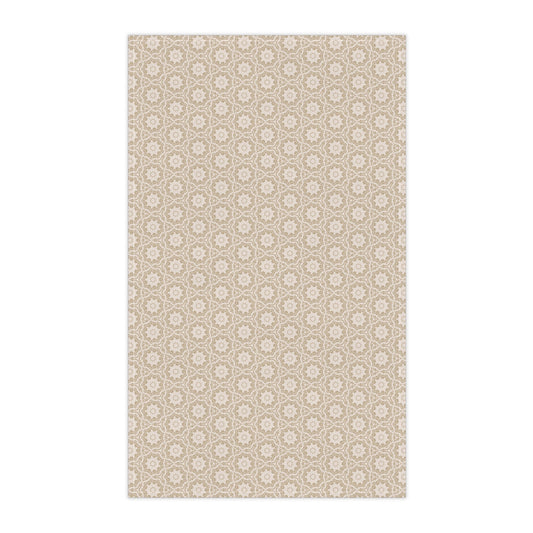 Petal Lace Tea Towel with hand - drawn artwork - Flourish Moon Studio
