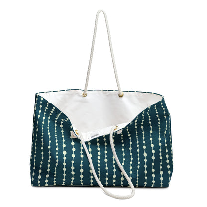 Moon Pearls Nautical Weekender Bag