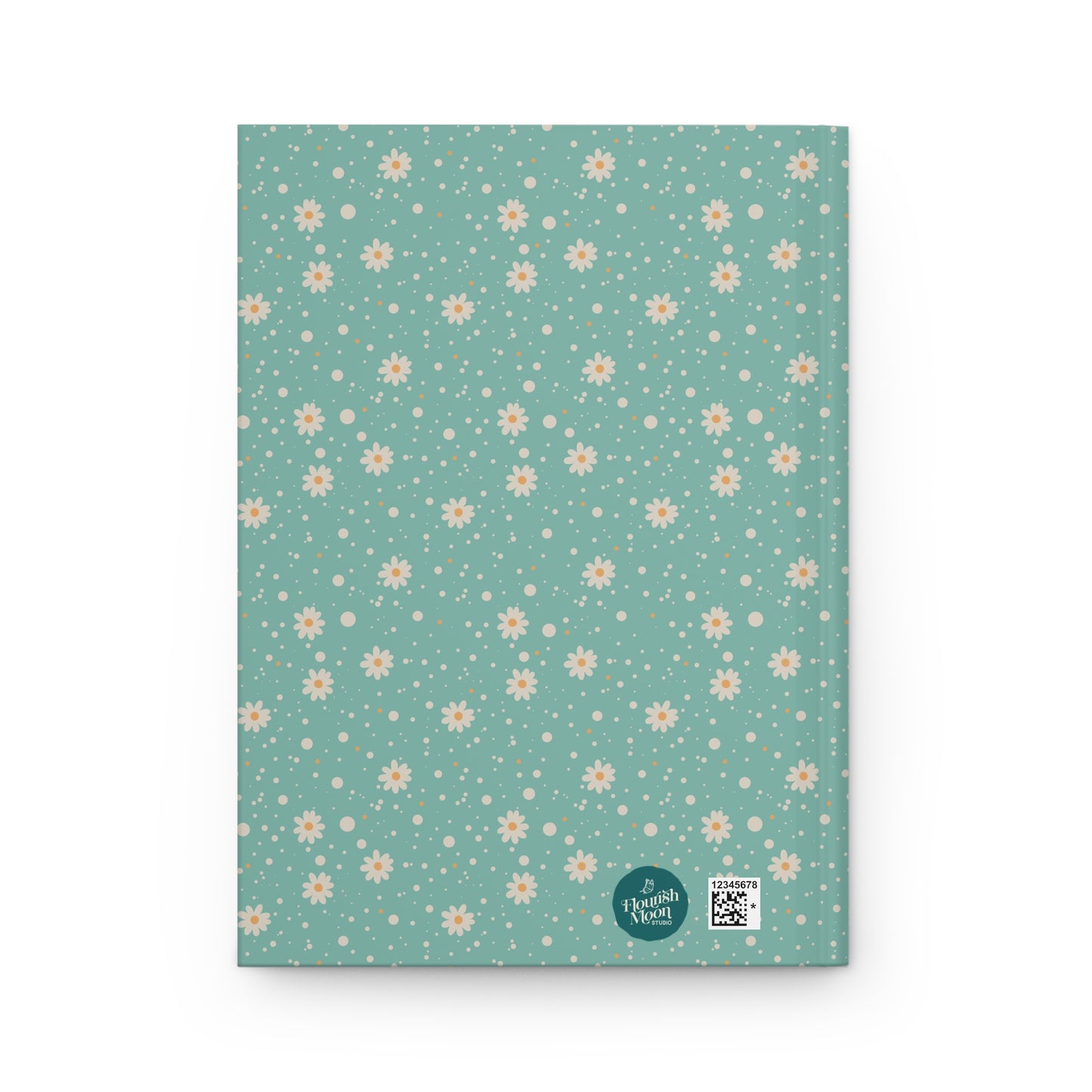 Daisy Dot Aqua Hardcover Journal