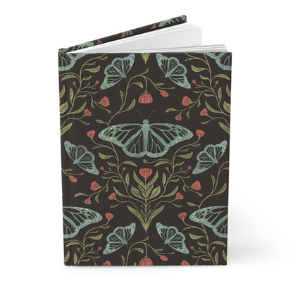 Meadowlace Butterflies Nightglow Hardcover Journal