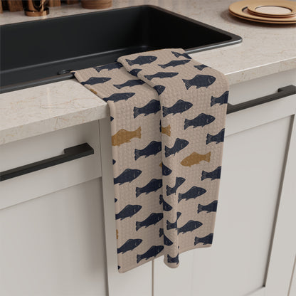 School of Wanderers Microfiber Waffle Kitchen Towel