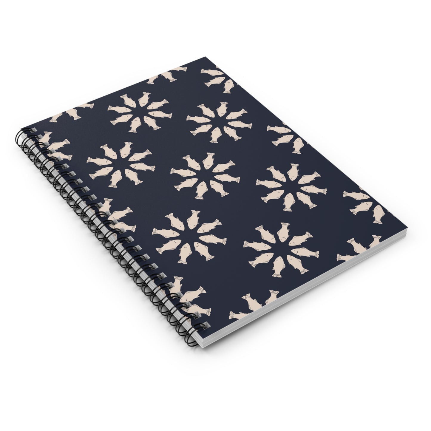 Circle of Tides Navy Spiral Notebook
