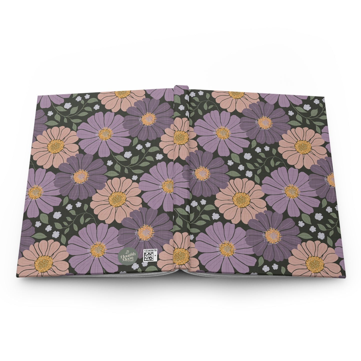 Whisper Glen Floral Hardcover Journal