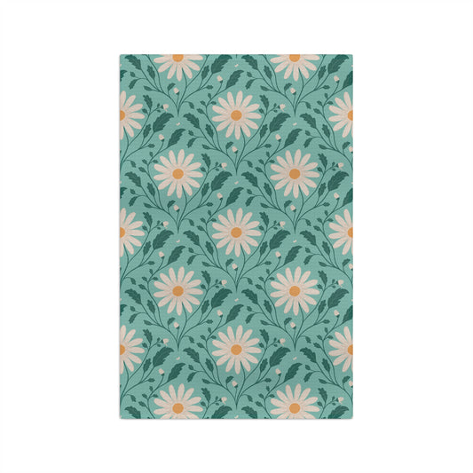 Daisy Daydream Microfiber Waffle Kitchen Towel