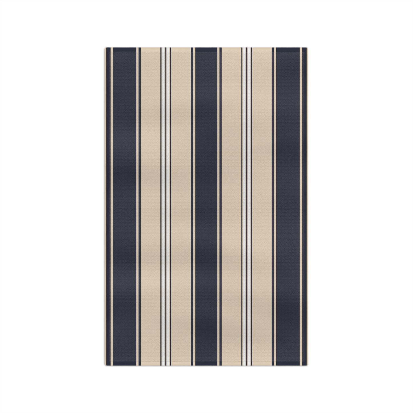 Mariner Stripes Microfiber Waffle Kitchen Towel