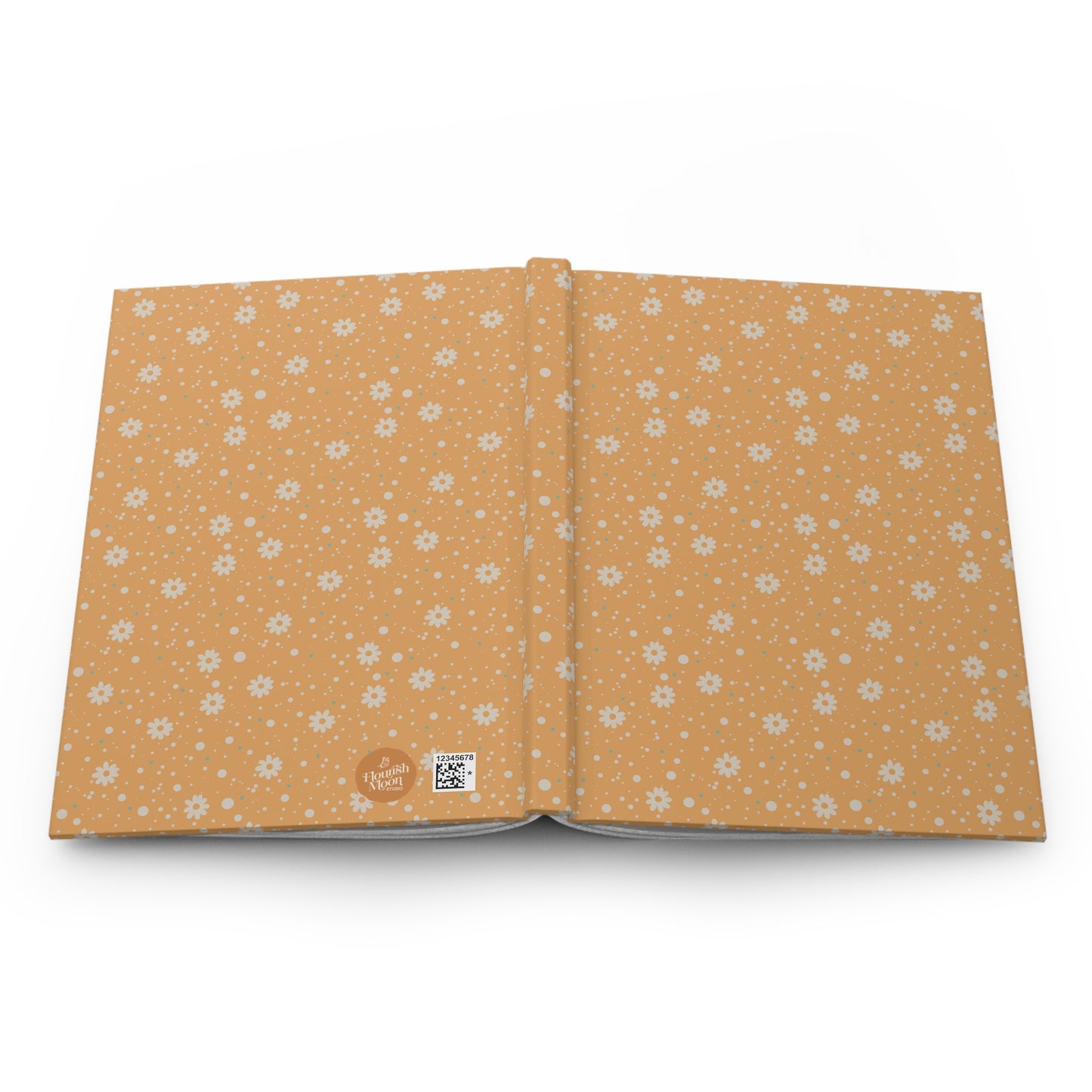 Daisy Dot Sun Yellow Hardcover Journal