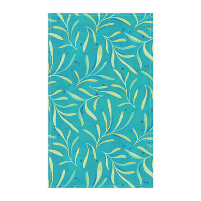 Marine Flourish Tea Towel