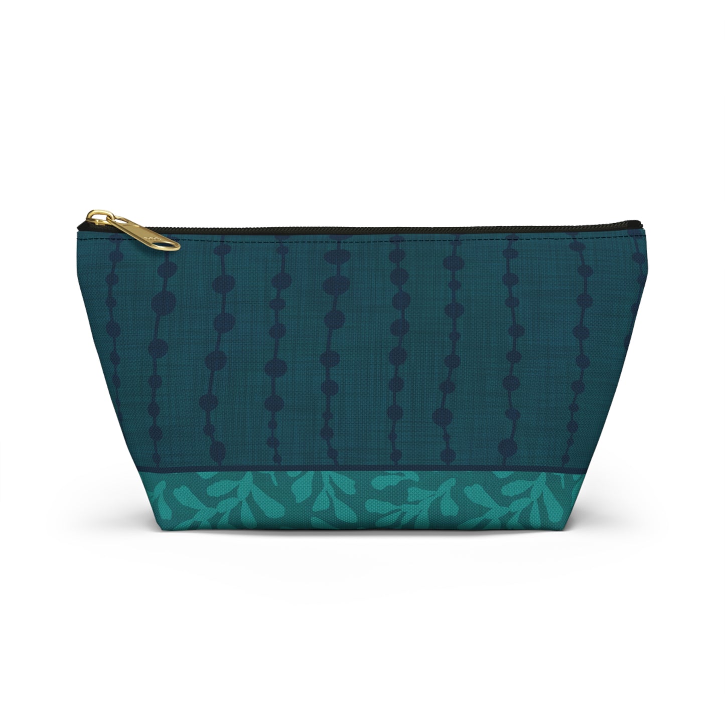 Sea Pearls T-bottom Zipper Pouch