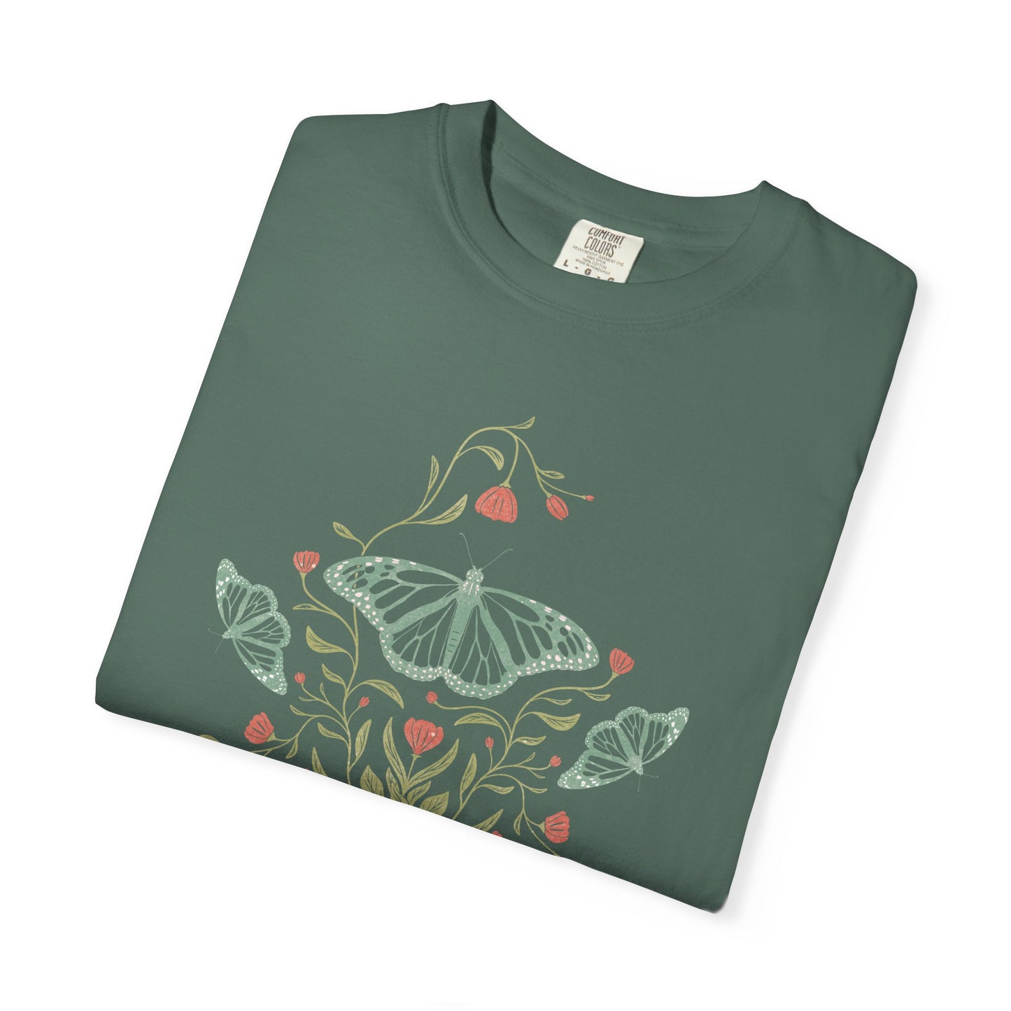 Meadowlace Butterflies Choose Kindness Garment-Dyed Tee
