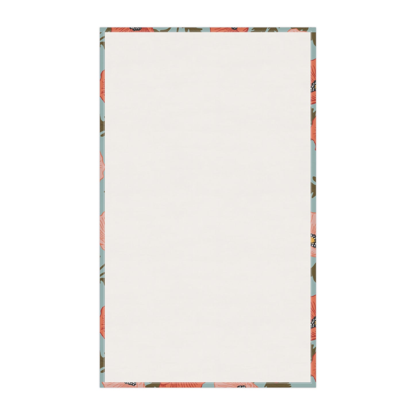 Poppy Waltz Floral Tea Towel