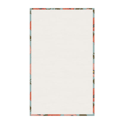 Poppy Waltz Floral Tea Towel
