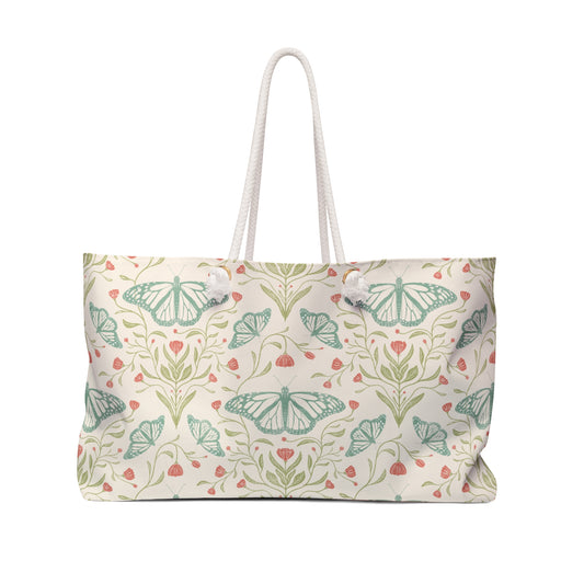 Meadowlace Butterflies Weekender Bag