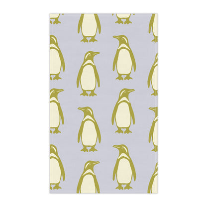 Penguin Olive-Gold Tea Towels