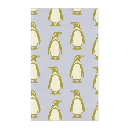 Penguin Olive-Gold Tea Towels