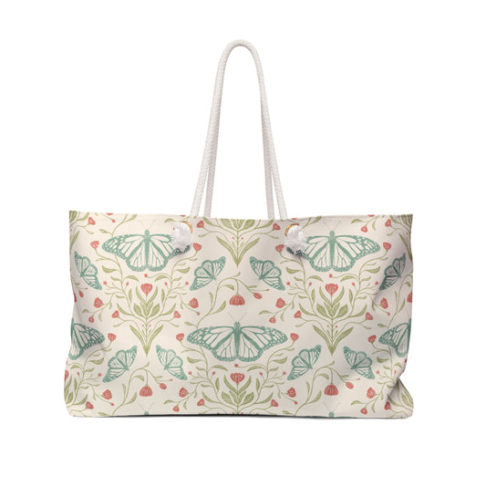 Meadowlace Butterflies Weekender Bag