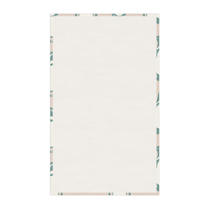 Penguin Teal & Peach Tea Towels