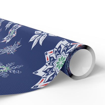 Charming Holiday Snowflake Wrapping Paper