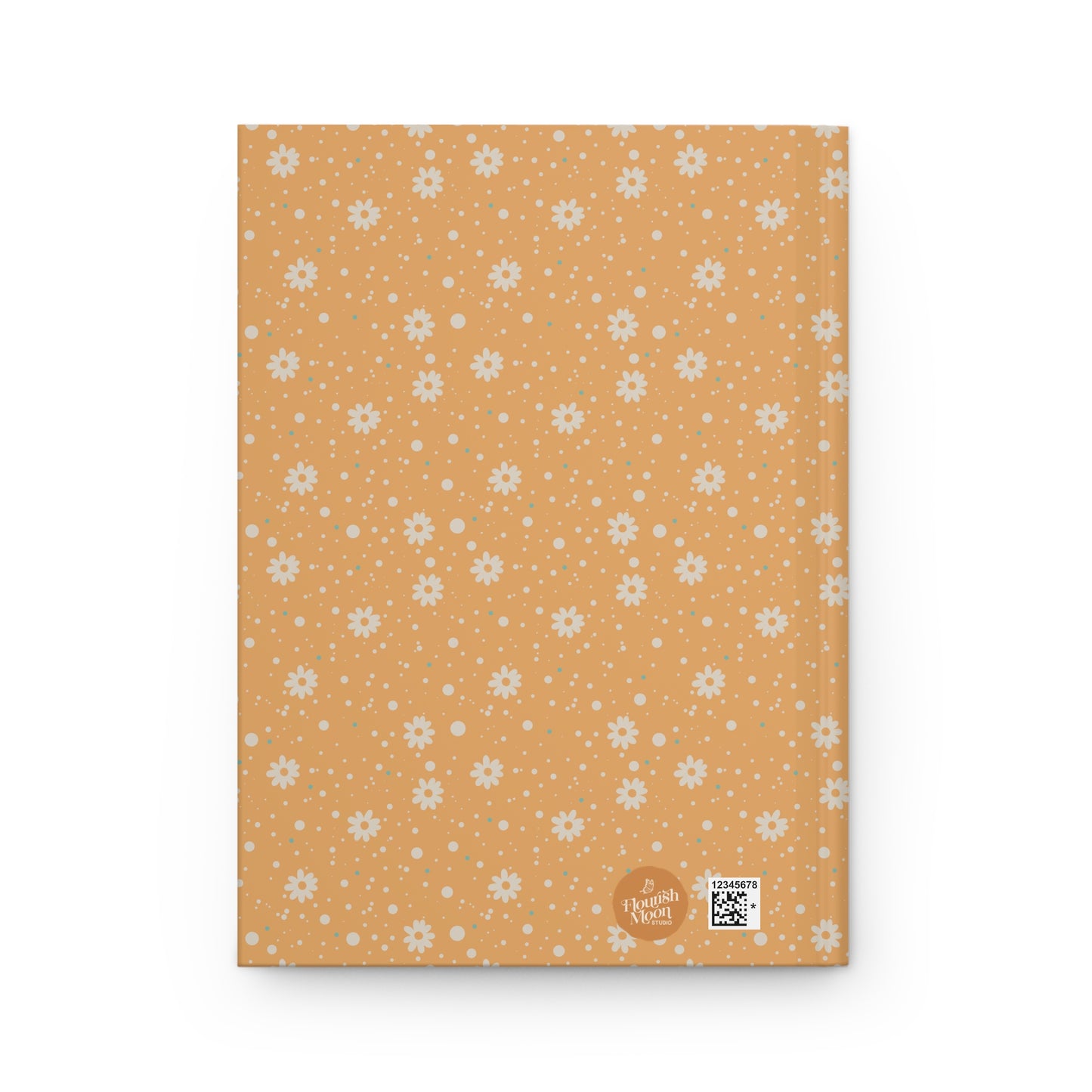 Daisy Dot Sun Yellow Hardcover Journal