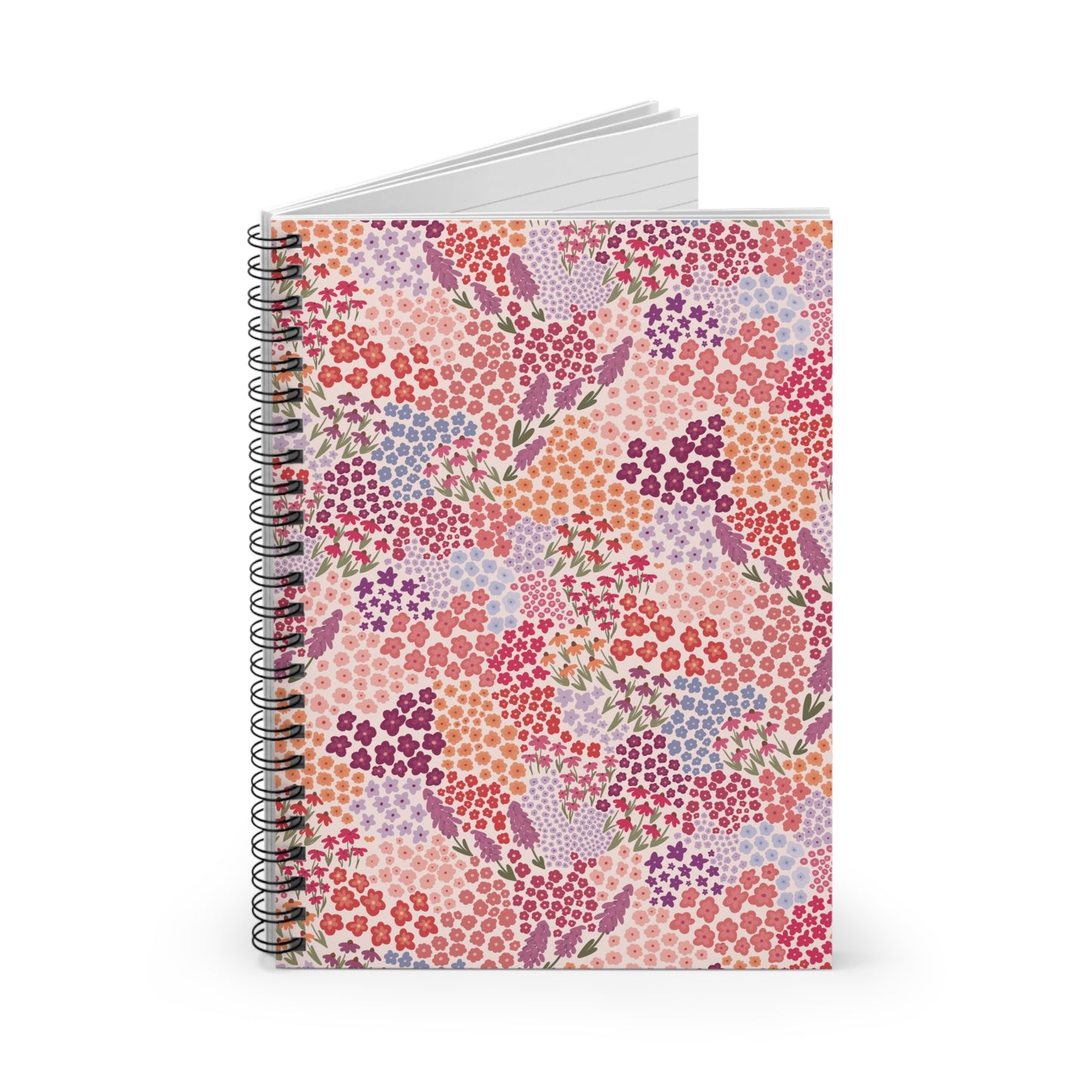 Summer Breeze Floral Spiral Notebook