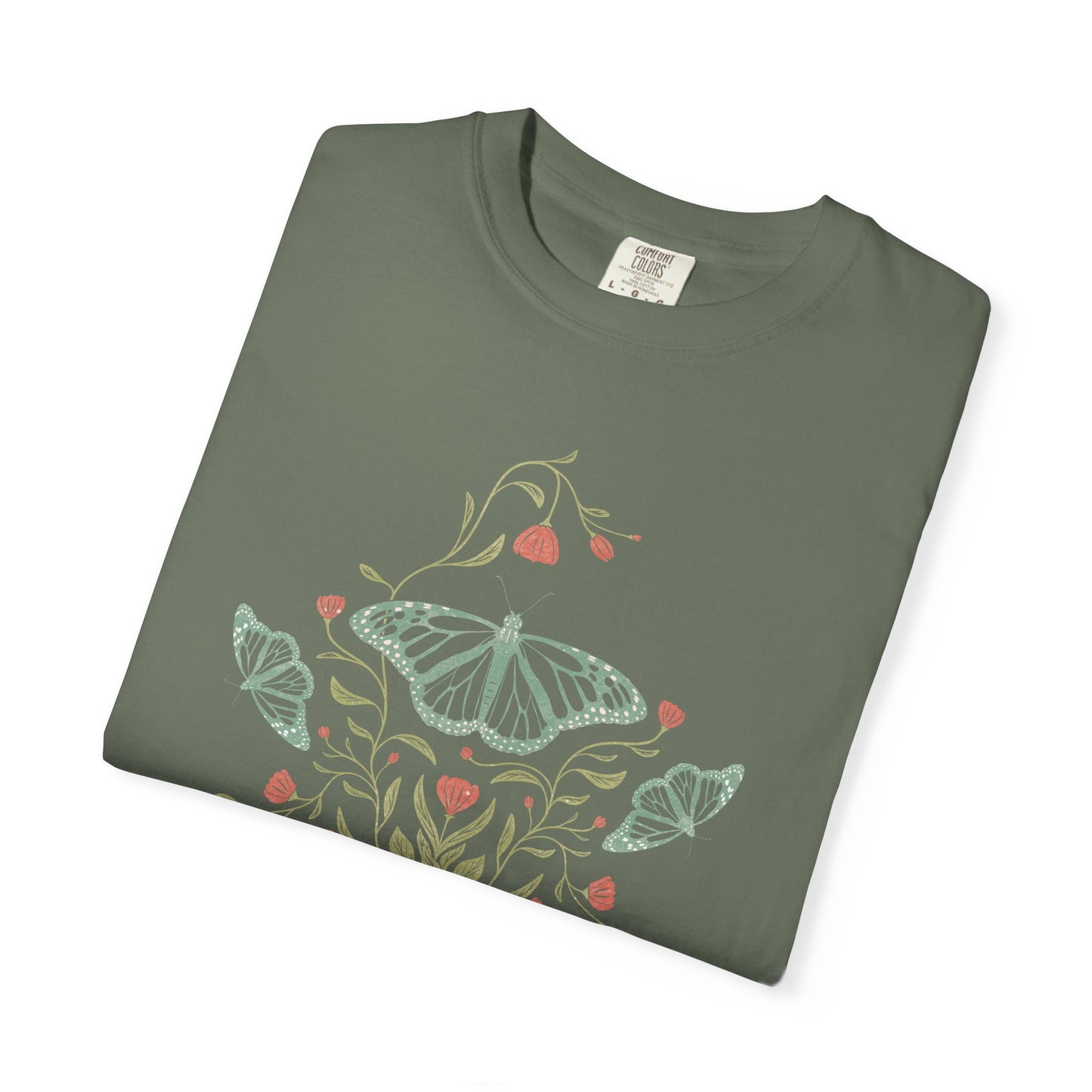 Meadowlace Butterflies Choose Kindness Garment-Dyed Tee