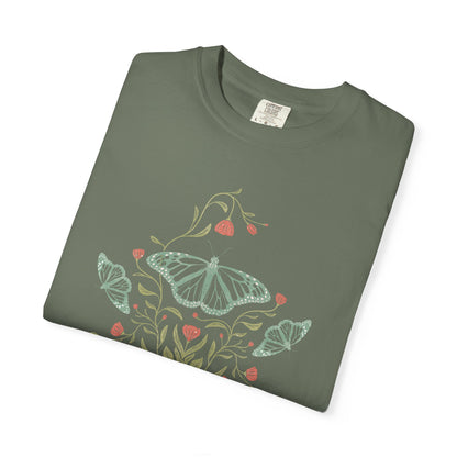 Meadowlace Butterflies Choose Kindness Garment-Dyed Tee