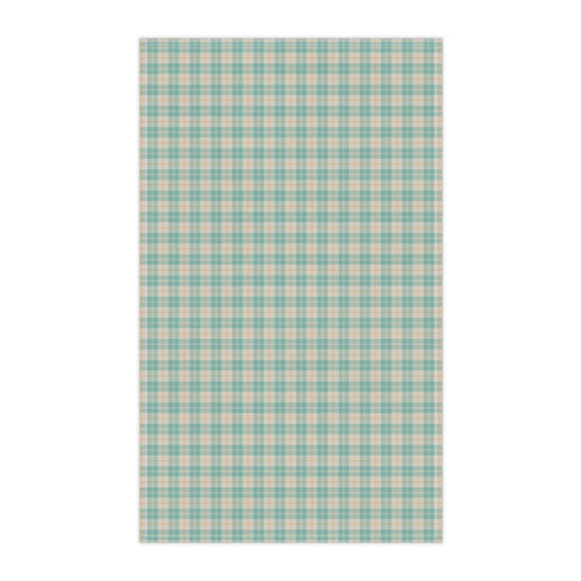 Daisy Tartan Matching Tea Towel