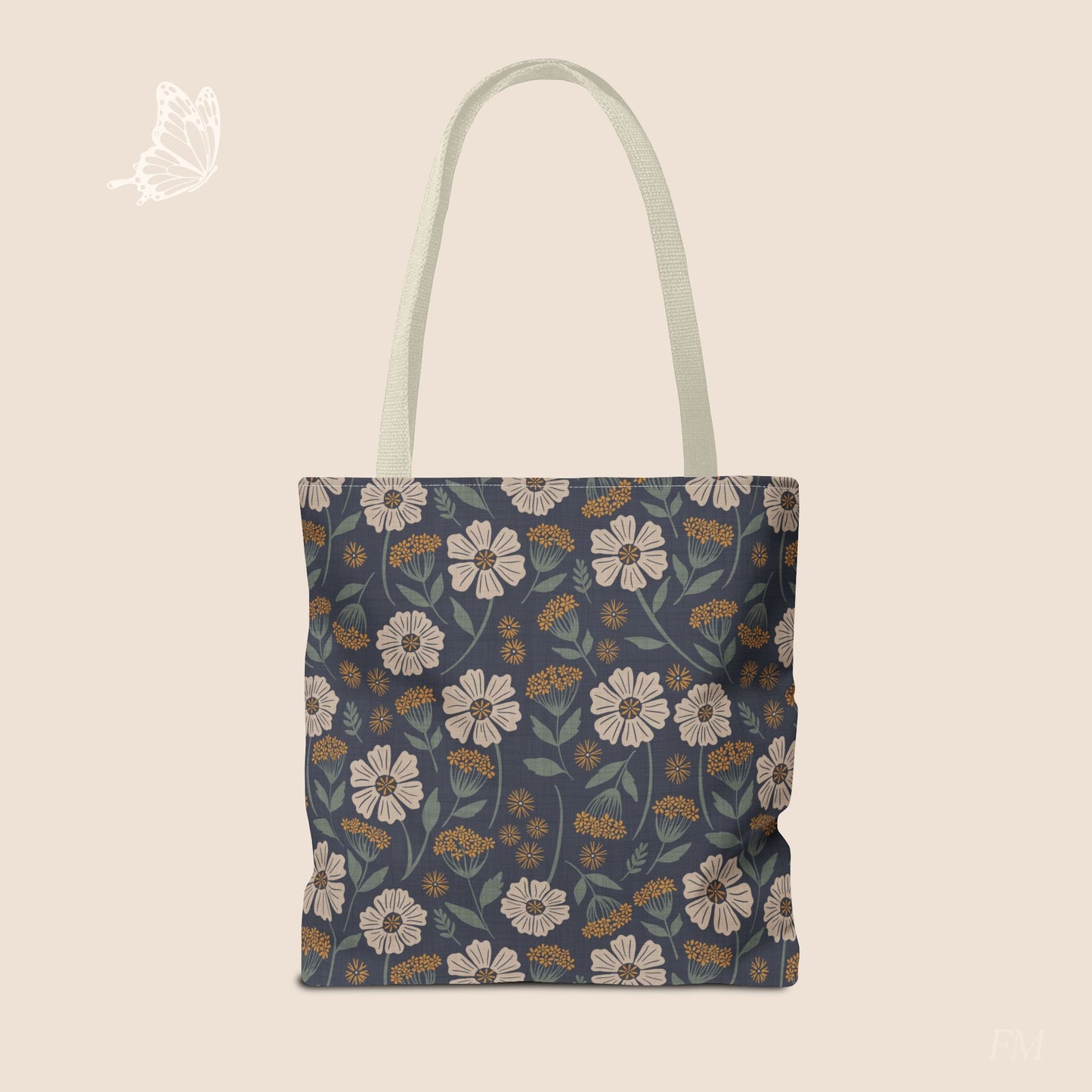 Garden Whispers Floral Day Tote Bag