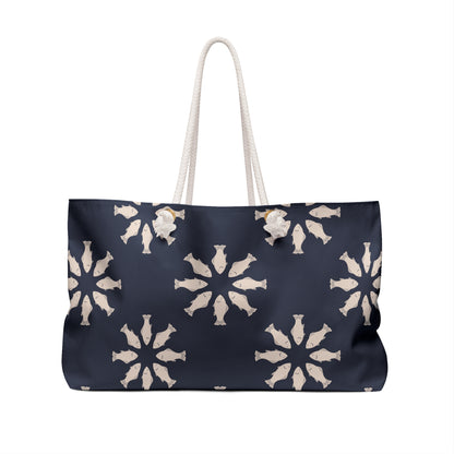 Circle of Tides Navy Weekender Bag