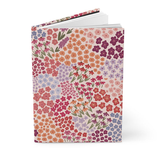 Summer Breeze Floral Hardcover Journal