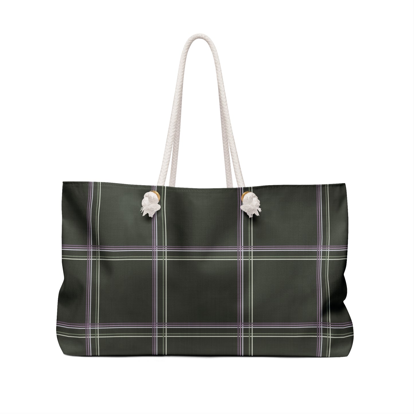 Whisper Glen Check Weekender Bag