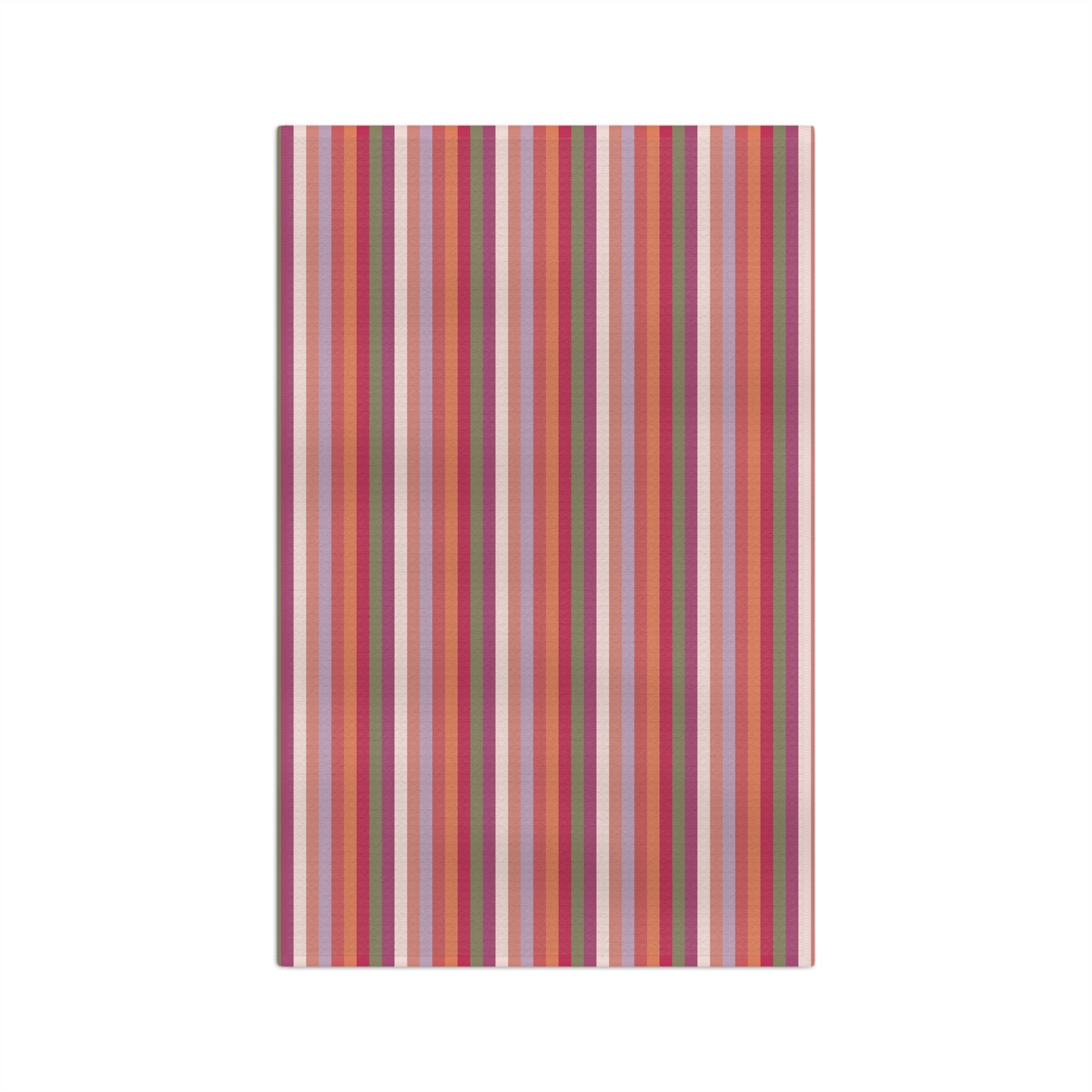 Summer Breeze Stripe Microfiber Waffle Kitchen Towel