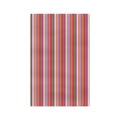 Summer Breeze Stripe Microfiber Waffle Kitchen Towel
