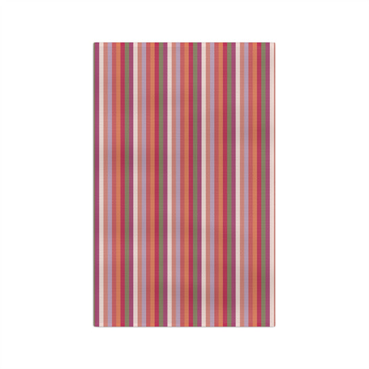 Summer Breeze Stripe Microfiber Waffle Kitchen Towel