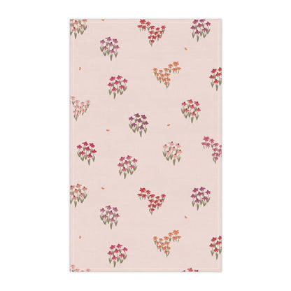 Summer Breeze Coneflowers Tea Towel