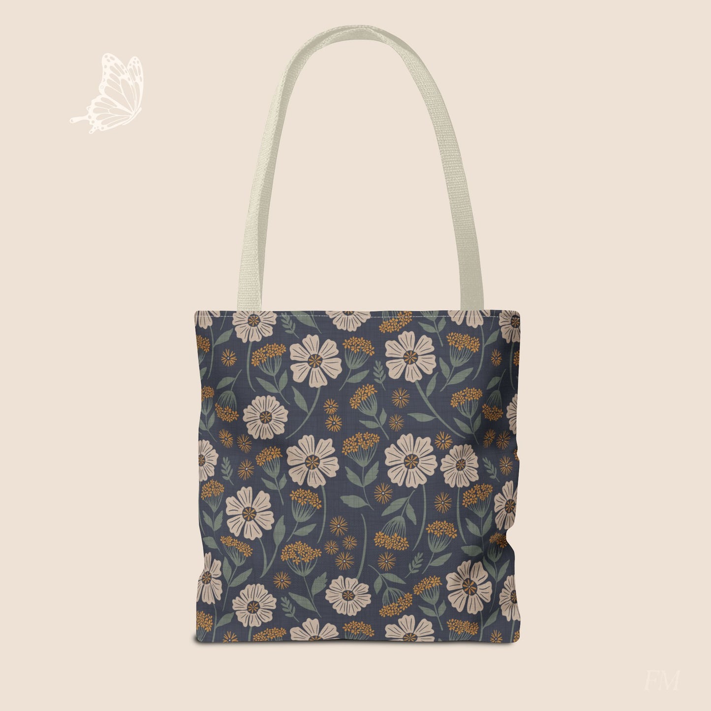 Garden Whispers Floral Day Tote Bag