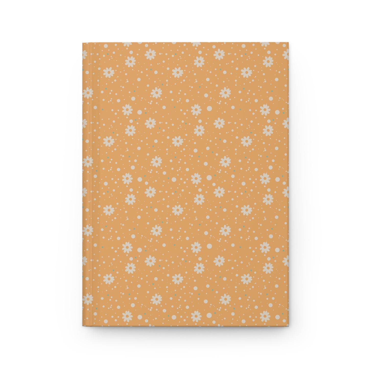 Daisy Dot Sun Yellow Hardcover Journal