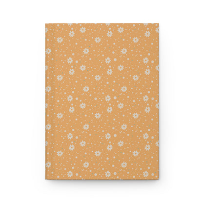 Daisy Dot Sun Yellow Hardcover Journal