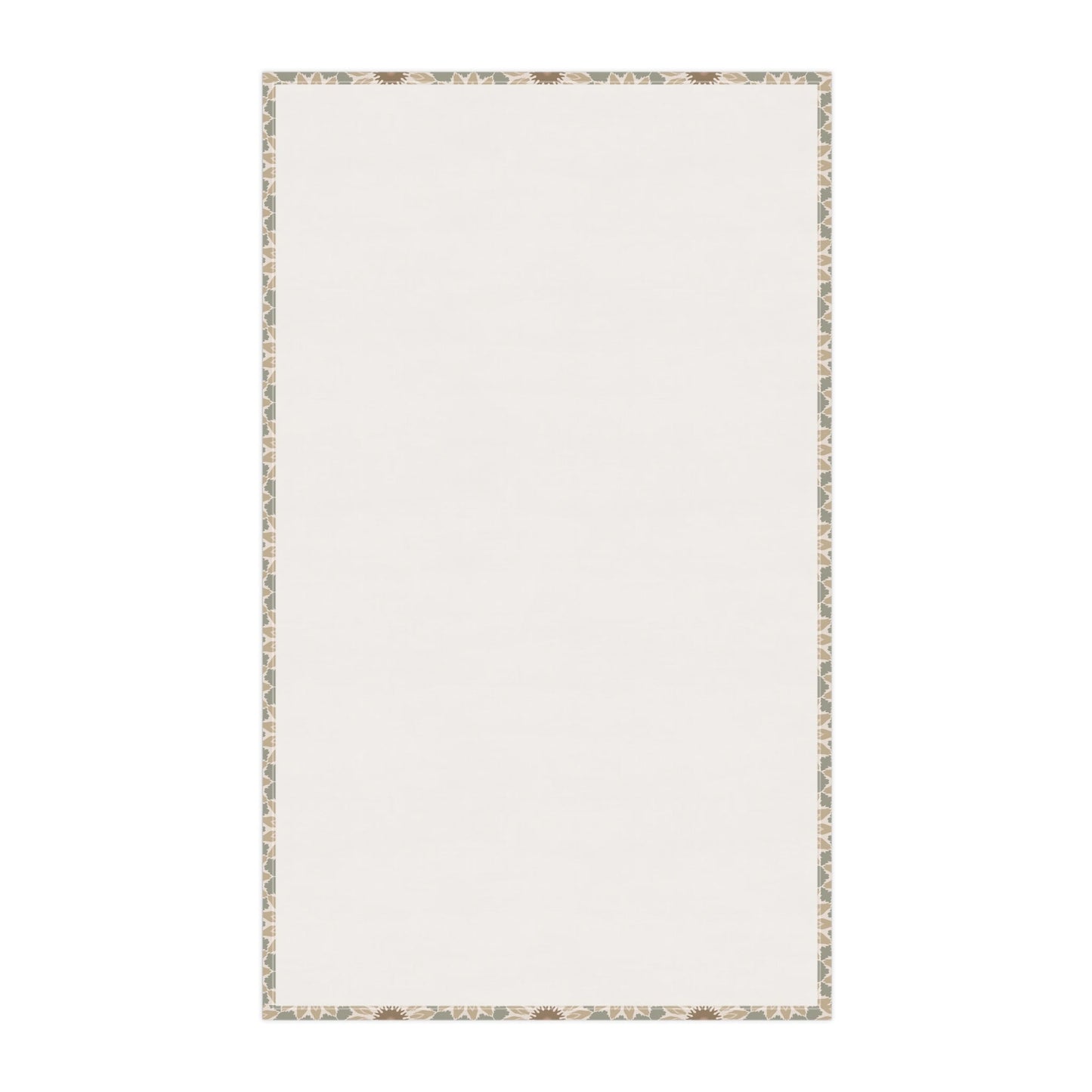 Bloom Mosaic Tea Towel with hand - drawn artwork - Flourish Moon Studio
