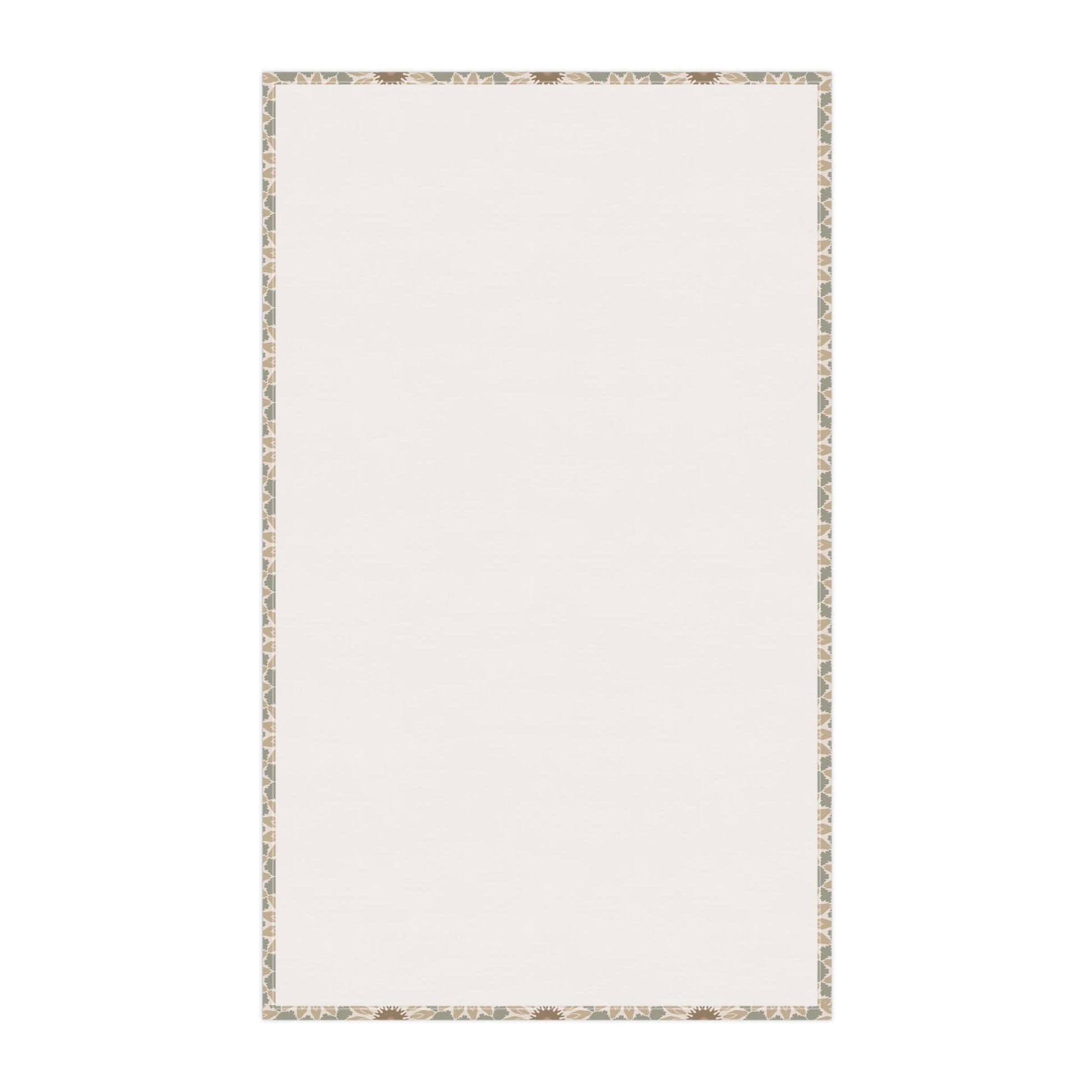 Bloom Mosaic Tea Towel with hand - drawn artwork - Flourish Moon Studio