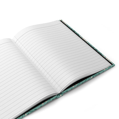 Daisy Daydream Hardcover Journal with hand - drawn artwork - Flourish Moon Studio