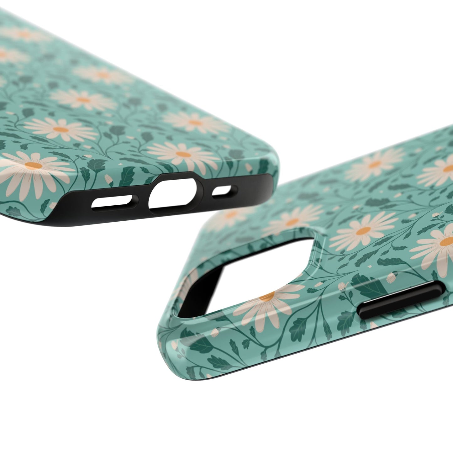 Daisy Daydream Tough Phone Case with hand - drawn artwork - Flourish Moon Studio