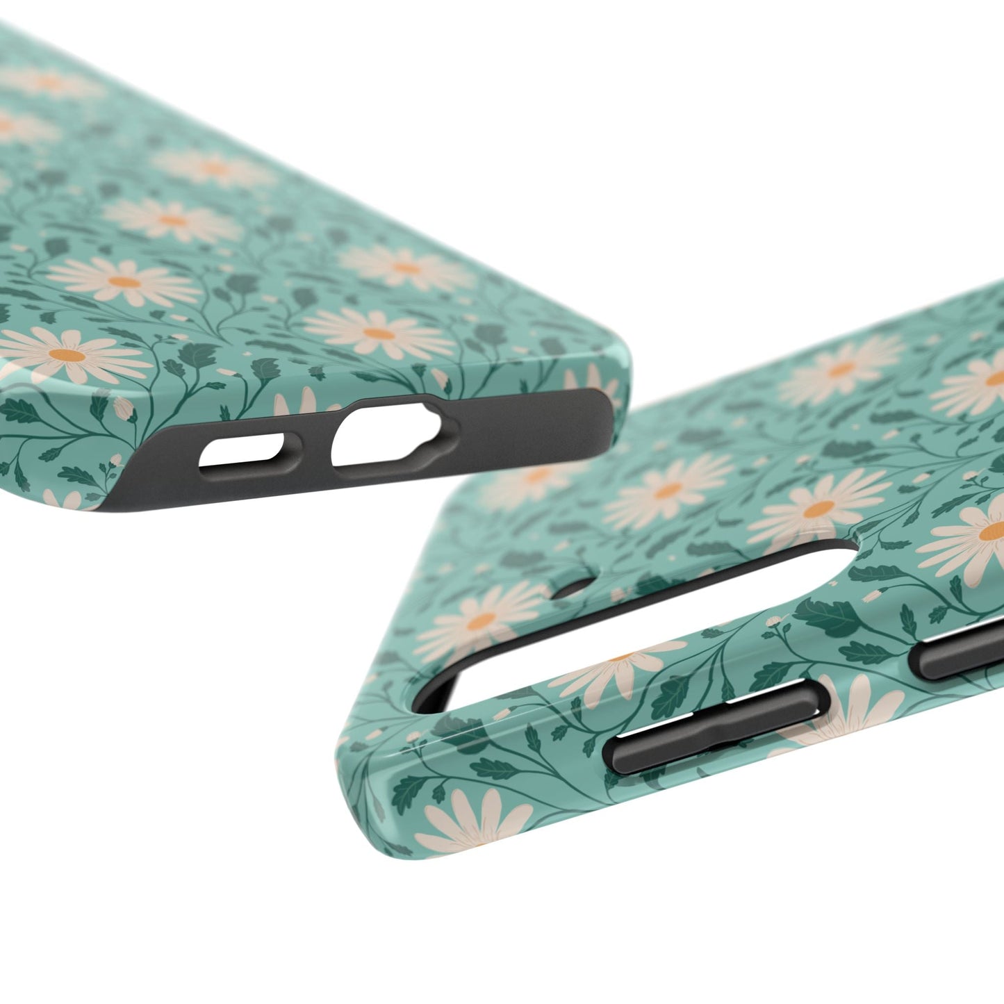 Daisy Daydream Tough Phone Case with hand - drawn artwork - Flourish Moon Studio