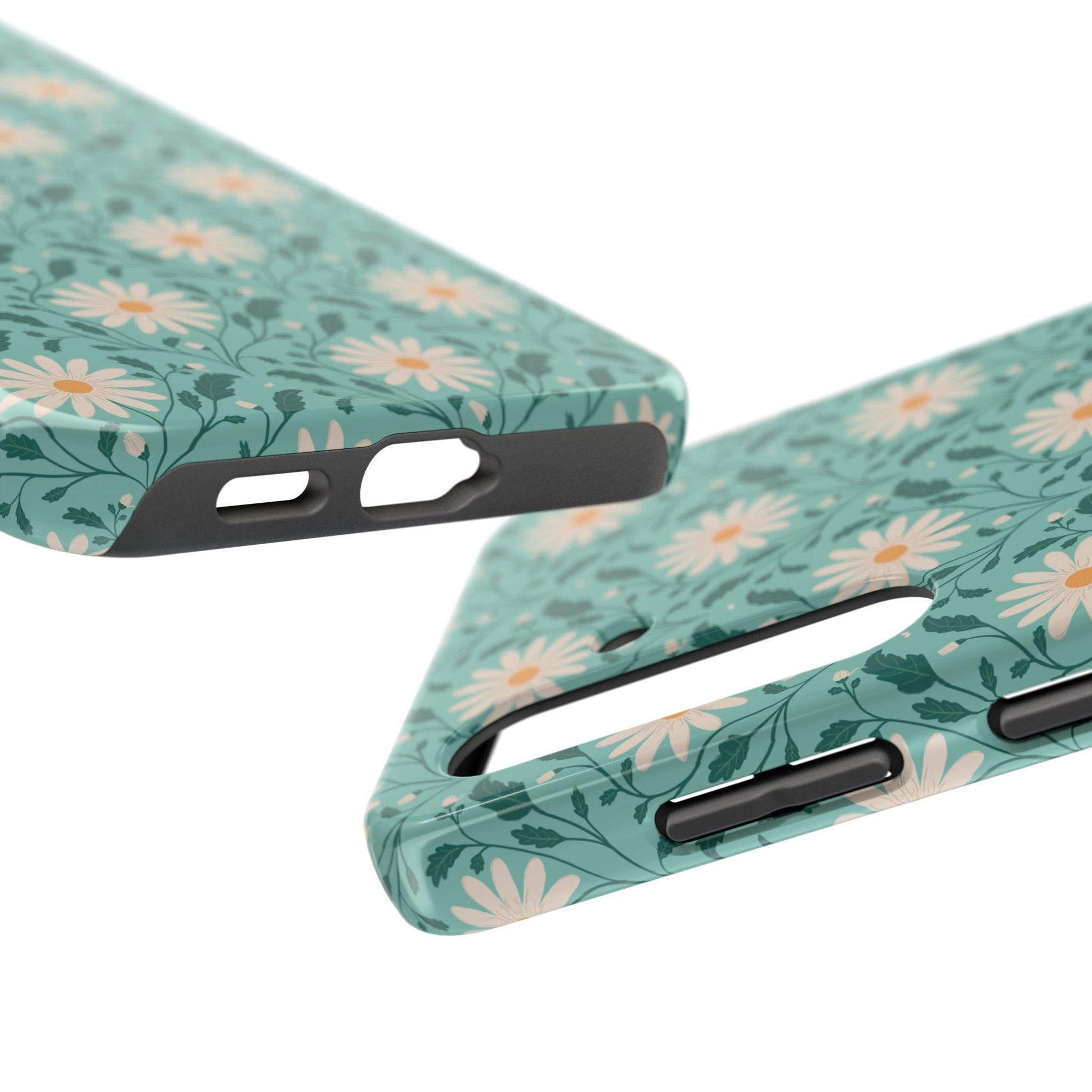 Daisy Daydream Tough Phone Case with hand - drawn artwork - Flourish Moon Studio