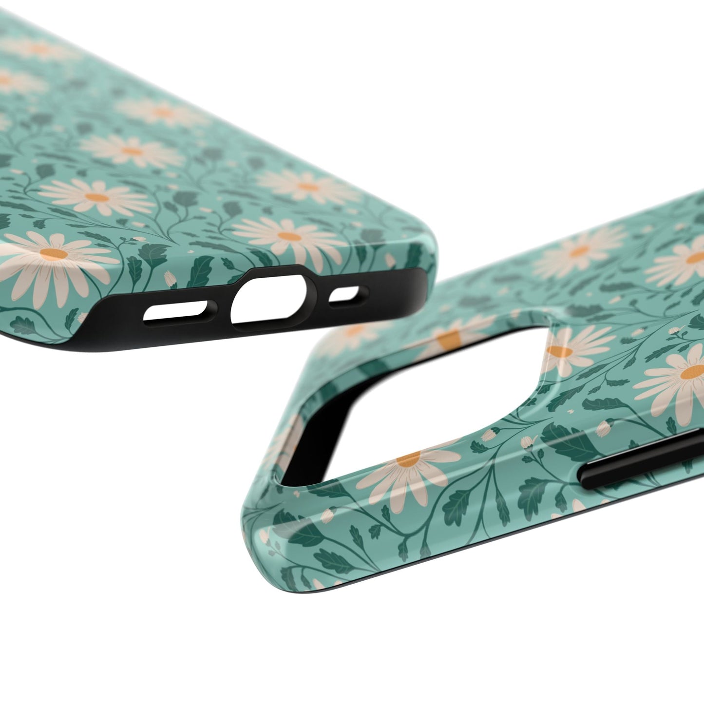 Daisy Daydream Tough Phone Case with hand - drawn artwork - Flourish Moon Studio