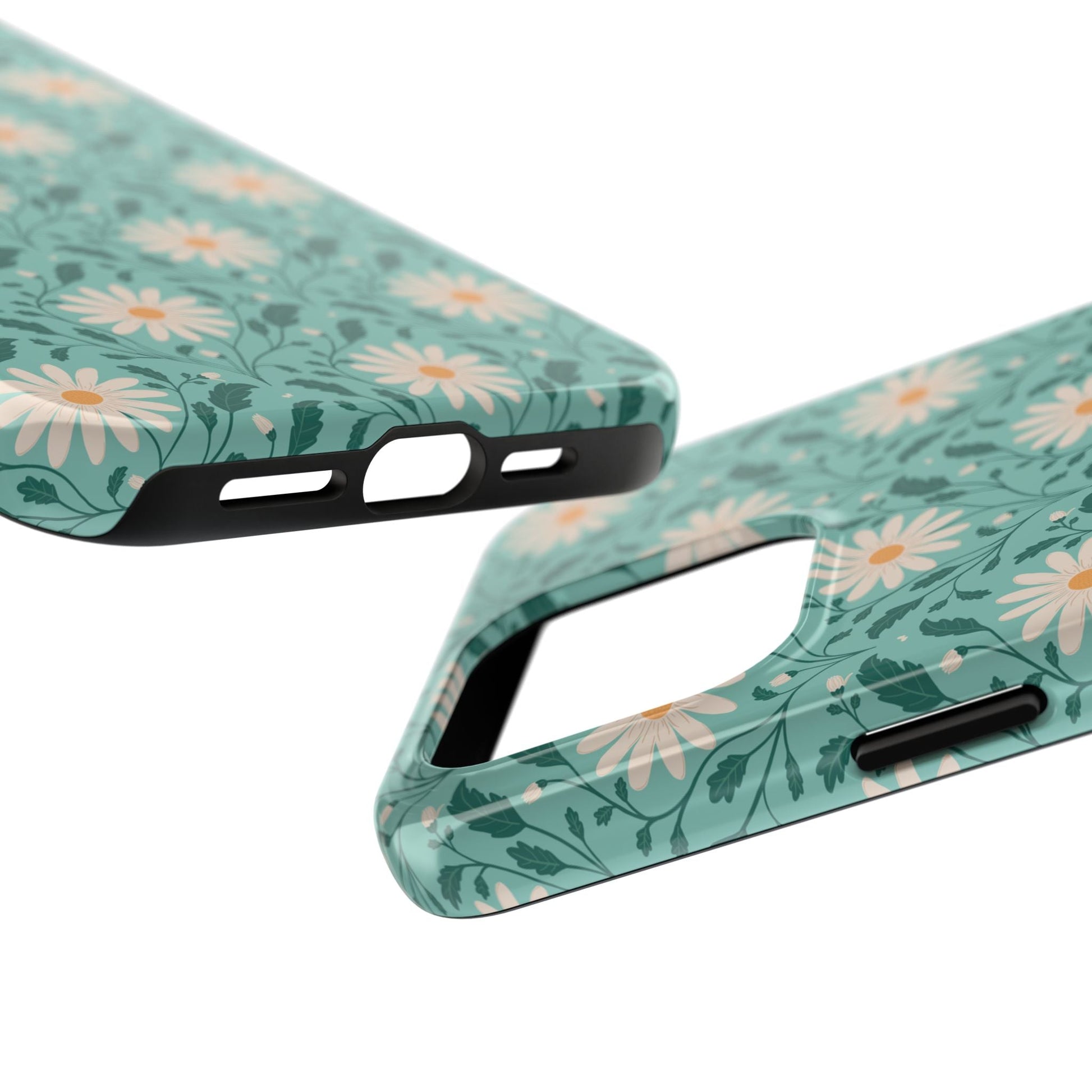 Daisy Daydream Tough Phone Case with hand - drawn artwork - Flourish Moon Studio