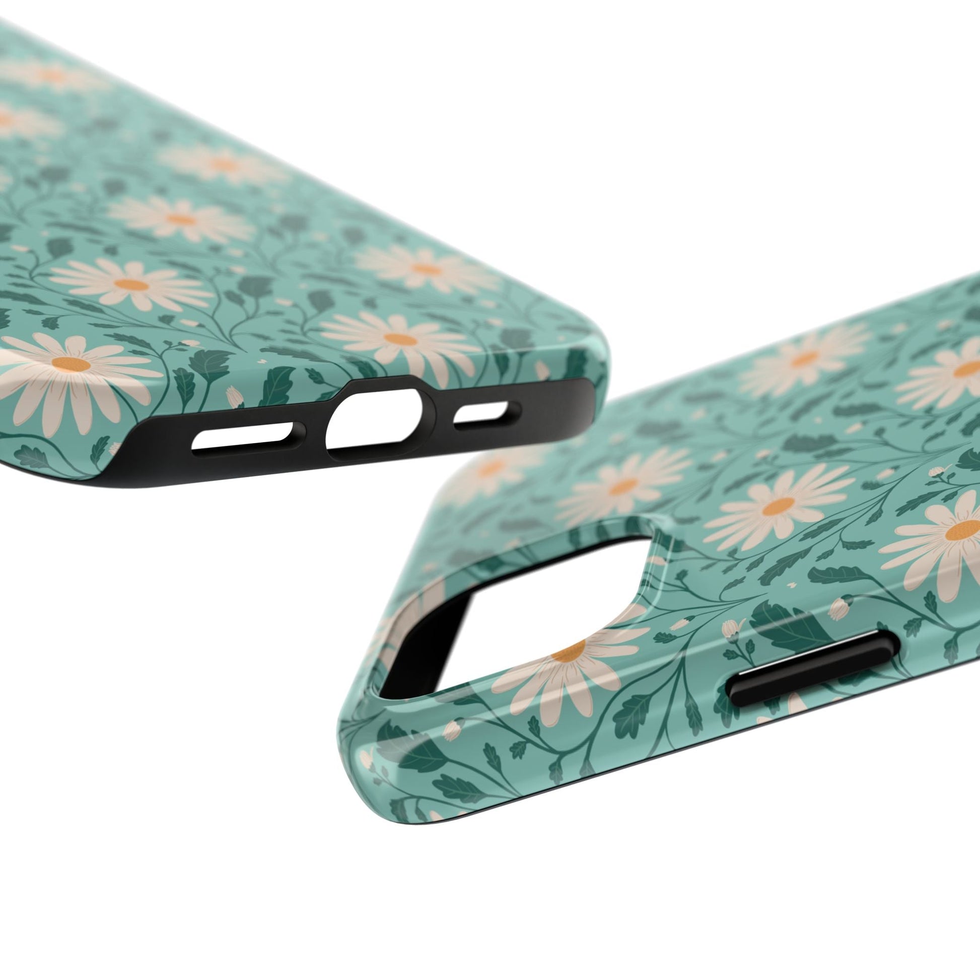 Daisy Daydream Tough Phone Case with hand - drawn artwork - Flourish Moon Studio
