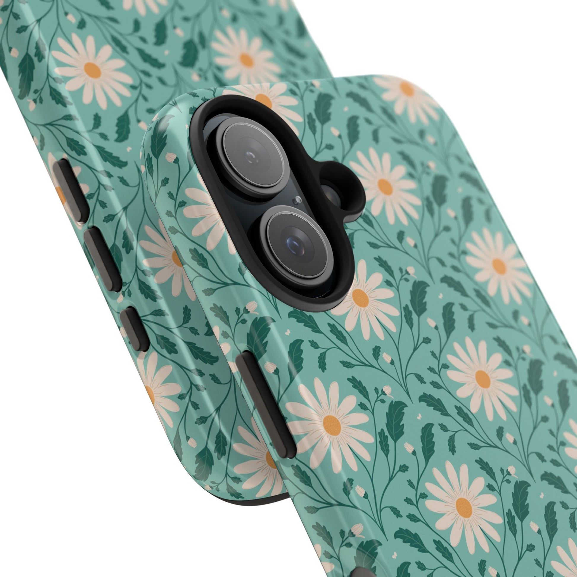 Daisy Daydream Tough Phone Case with hand - drawn artwork - Flourish Moon Studio